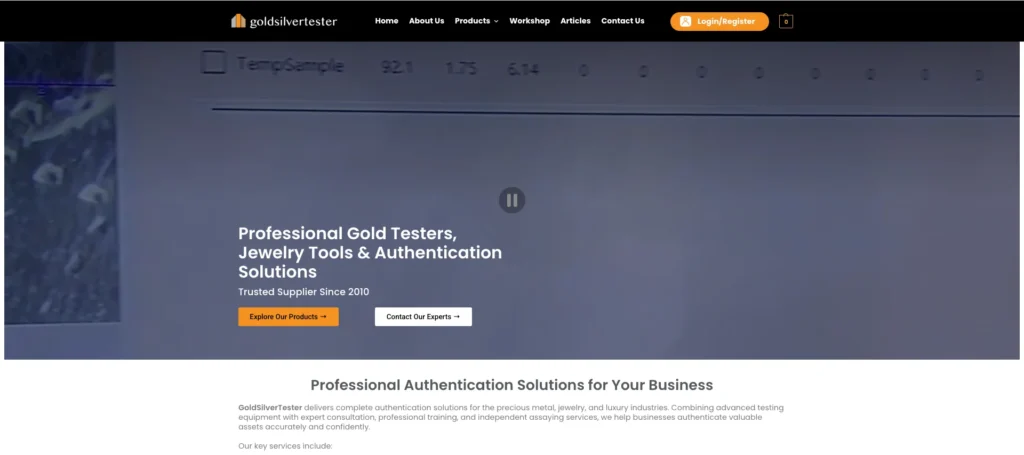 Gold Silver Tester project preview