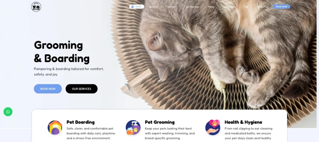 Petime Grooming Studio project preview
