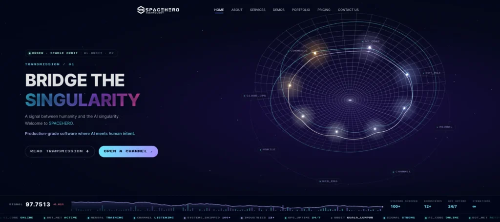 Spacehero Technology project preview